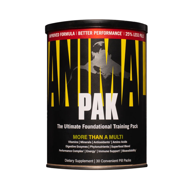 Витамины и минералы Universal Nutrition Animal Pak, 30 пакетиков – фото ...