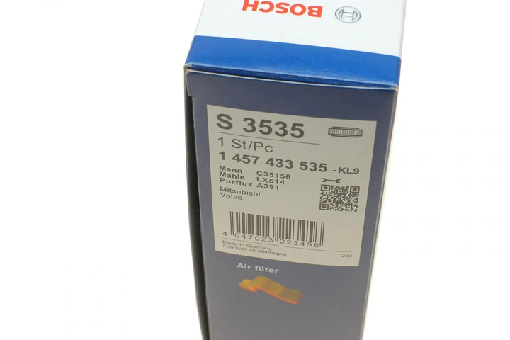 Фільтр повітряний Volvo S40/V40 1.9 DI 95-04 - 1 457 433 535 BOSCH - зображення 5