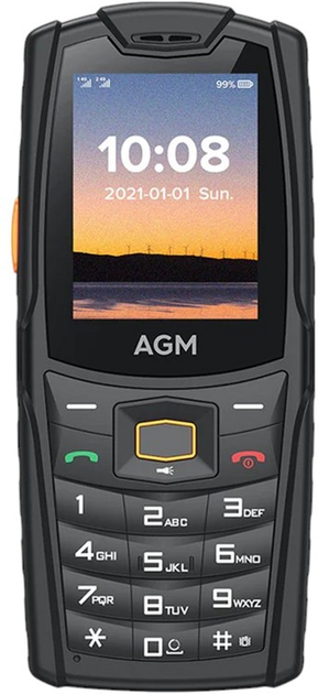 Мобільний телефон AGM M6 4G Outdoor Black (AGM_M6_EU002B) - зображення 3