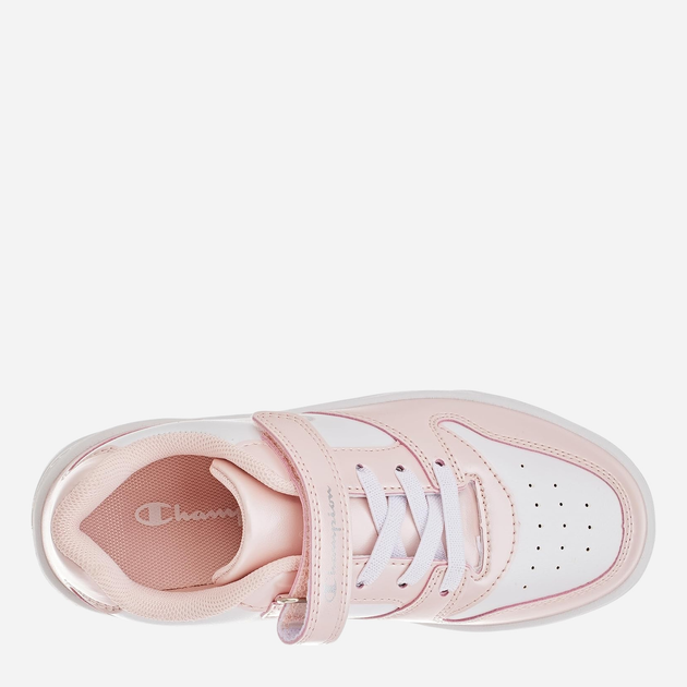 Sneakersy dziecięce dla dziewczynki na rzepy Champion Deuce G Ps S32518-WW002 33 (1.5US) Biały/Pudrowy - obraz 3