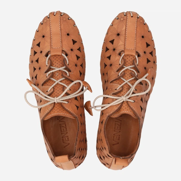 Жіночі туфлі зі шкіри Venezia A002LEBROSP118 36 (3UK) 23.5 см Коричневі (5906140778586) - зображення 5