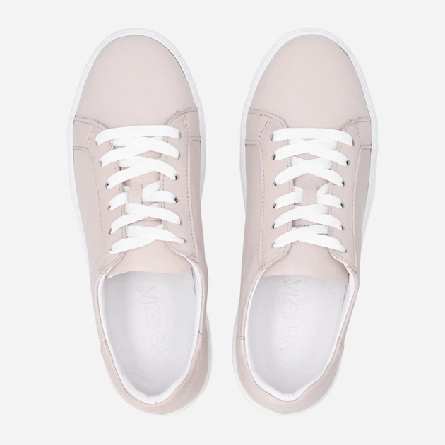 Trampki damskie skórzane do kostki Venezia A004LEBEOSP118 41 (8UK) 26.5 cm Beżowe (5906140778814) - obraz 5