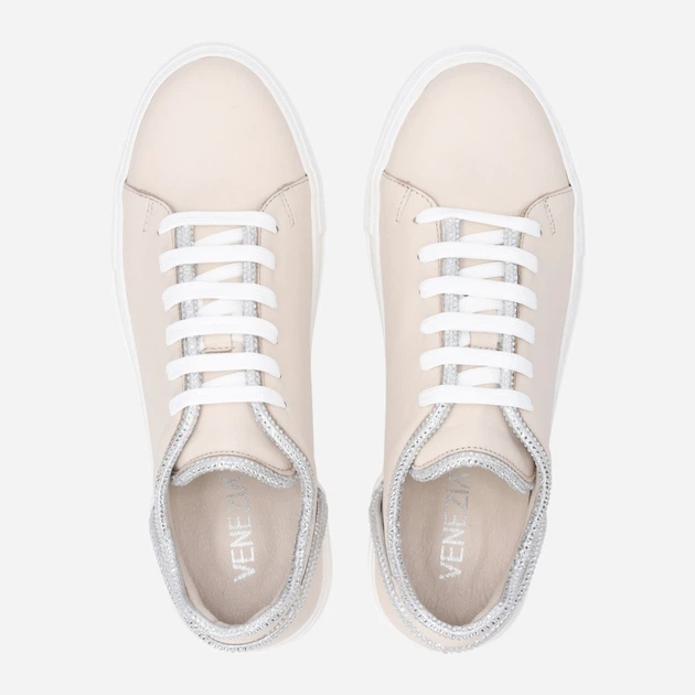 Жіночі снікери Venezia A062LEBEOSP028 36 (3UK) 23.5 см Бежеві (5906140816011) - зображення 5