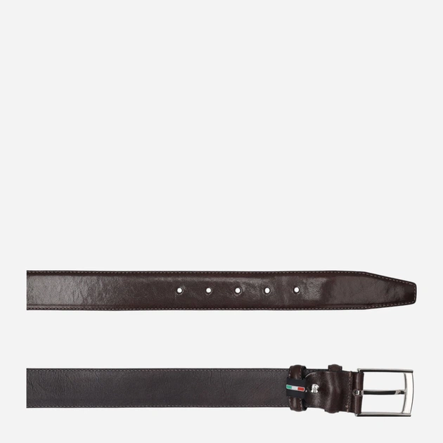 Ремінь чоловічий шкіряний Venezia B002LEBRPAS149 115 см Чорний (5906140766156) - зображення 4