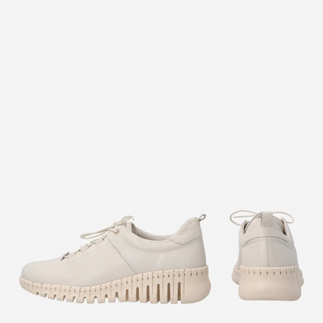 Жіночі туфлі зі шкіри Venezia B069LEWHOSP043 36 (3UK) 23.5 см Бежеві (5906140793091) - зображення 3