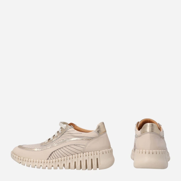 Жіночі снікери Venezia B071LEBEOSP043 40 (7UK) 26 см Бежеві (5906140793251) - зображення 3