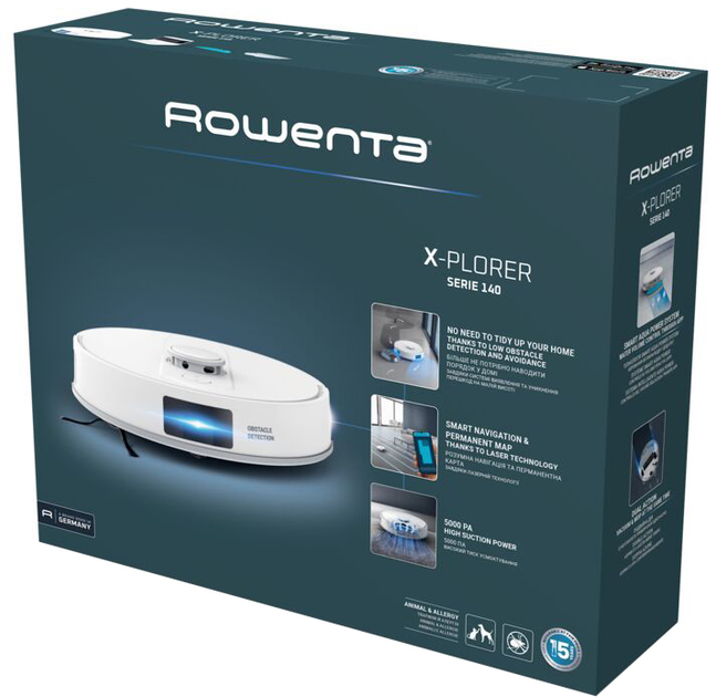 Robot sprzątający Rowenta X-Plorer Serie 140 RR9177WH - obraz 4
