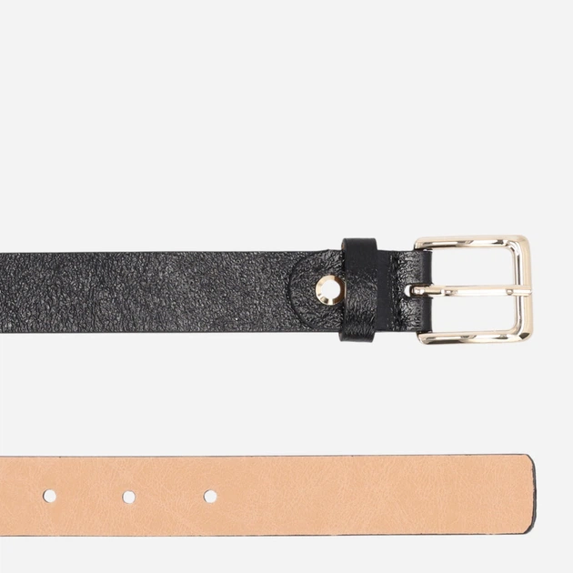 Ремінь жіночий шкіряний Venezia D097LEBLPAS100 100 см Чорний (5906140879252) - зображення 5