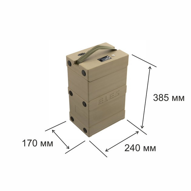 Акумуляторна батарея ELES DB ST EV 8S1P 25,6V; 105Ah; 2,7kW; BMS 150 - изображение 7
