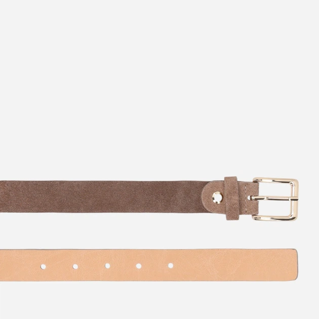 Pasek damski zamszowy Venezia D097SUTAPAS100 90 cm Jasnobrązowy (5906140879153) - obraz 5
