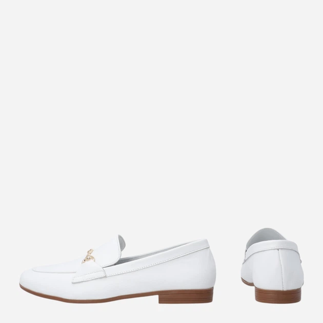 Жіночі сліпери зі шкіри Venezia E057LEWHOBM029 40 (7UK) 26 см Білі (5906140872239) - зображення 3