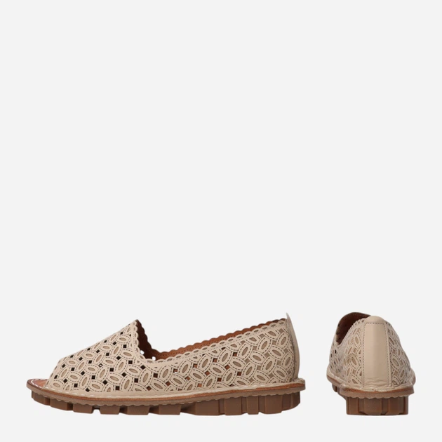 Жіночі сліпони Venezia E137LEBEOBM029 36 (3UK) 23.5 см Бежеві (5906140849606) - зображення 3