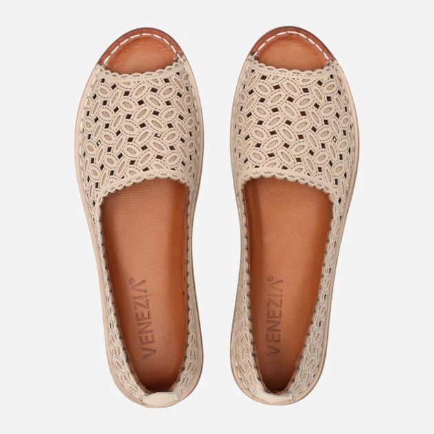 Жіночі сліпони Venezia E137LEBEOBM029 37 (4UK) 24 см Бежеві (5906140849613) - зображення 5
