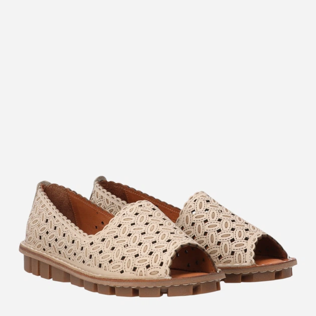 Жіночі сліпони Venezia E137LEBEOBM029 39 (6UK) 25 см Бежеві (5906140849637) - зображення 4