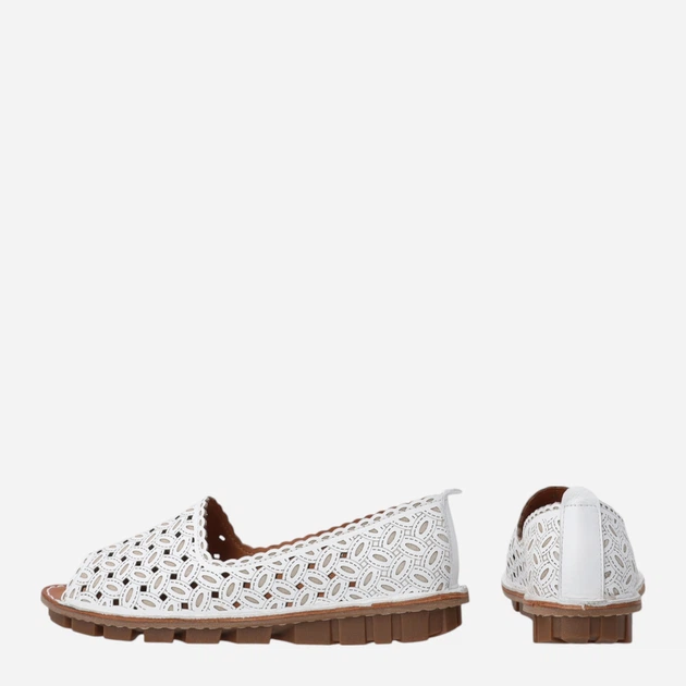 Жіночі сліпони Venezia E137LEWHOBM029 37 (4UK) 24 см Білі (5906140849798) - зображення 3