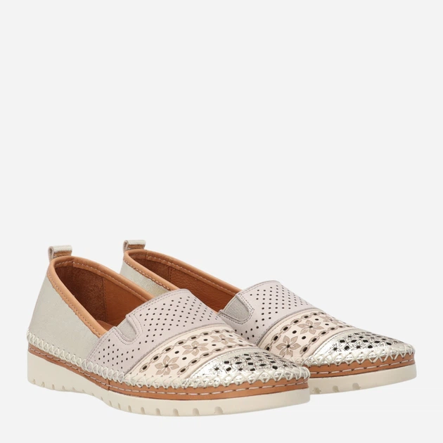 Жіночі сліпони Venezia E138LEGOOBM029 37 (4UK) 24 см Золотисті (5906140849859) - зображення 4