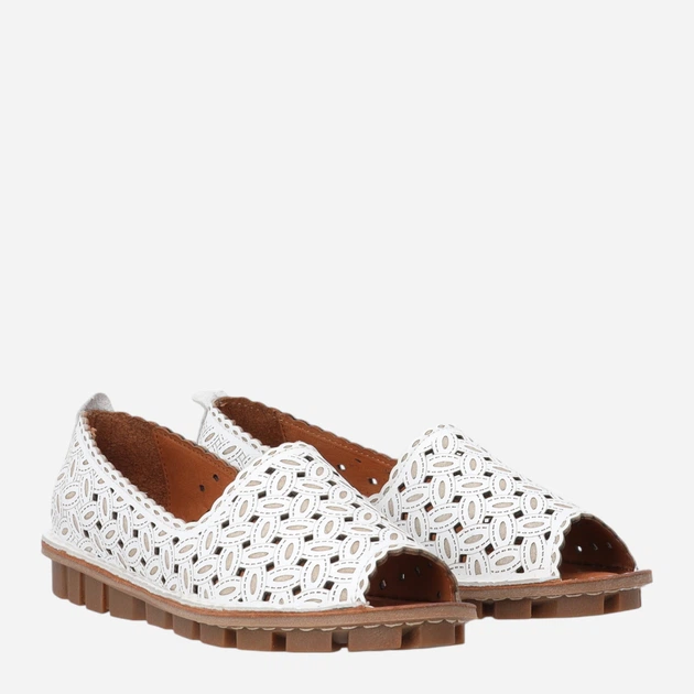 Жіночі сліпони Venezia E137LEWHOBM029 41 (8UK) 26.5 см Білі (5906140849835) - зображення 4