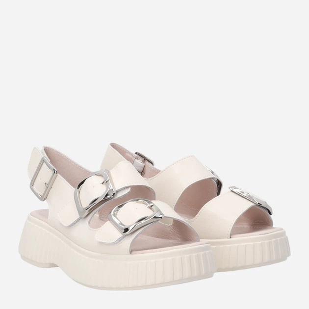 Жіночі сандалії Venezia G066LEBEOBS006 39 (6UK) 25 см Бежеві (5906140682449) - зображення 4