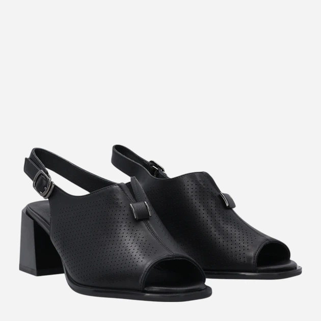 Sandały damskie na słupku Venezia G068LEBLOBS006 36 (3UK) 23.5 cm Czarne (5906140682715) - obraz 4