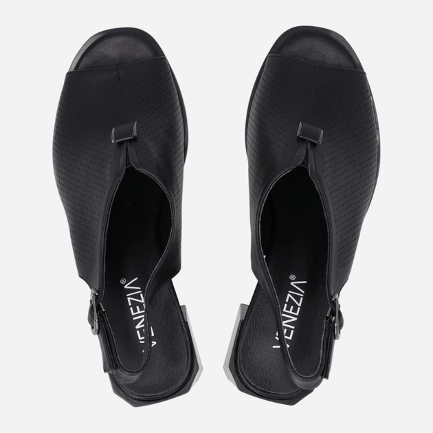 Sandały damskie na słupku Venezia G068LEBLOBS006 38 (5UK) 24.4 cm Czarne (5906140682739) - obraz 5