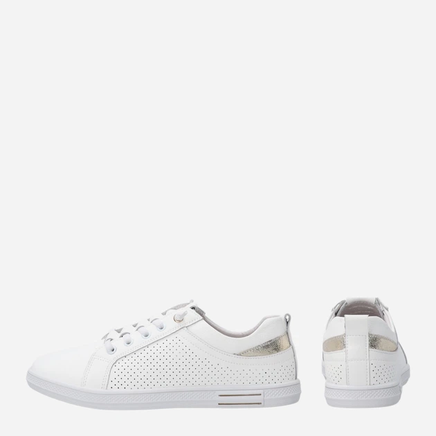 Trampki damskie skórzane do kostki Venezia G091LEWHOSP006 38 (5UK) 24.4 cm Białe (5906140675250) - obraz 3