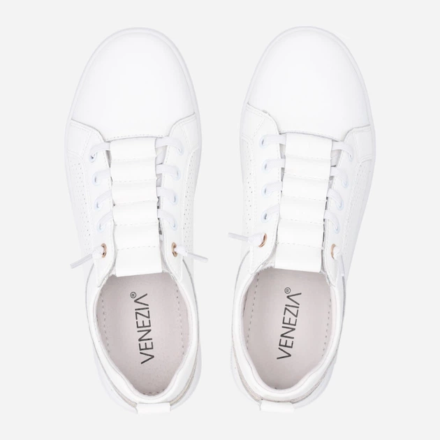 Жіночі кеди низькі Venezia G091LEWHOSP006 39 (6UK) 25 см Білі (5906140675267) - зображення 5