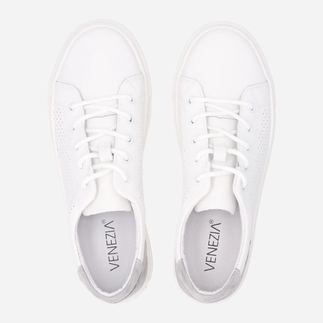 Жіночі кеди низькі Venezia G095LEWHOSP006 37 (4UK) 24 см Білі (5906140684948) - зображення 5
