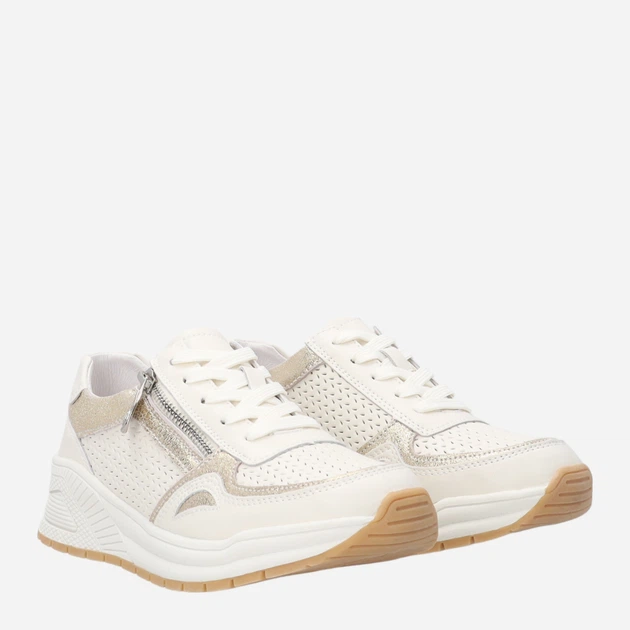 Sneakersy damskie Venezia G100LEBGOSP006 36 (3UK) 23.5 cm Beżowe (5906140685297) - obraz 4