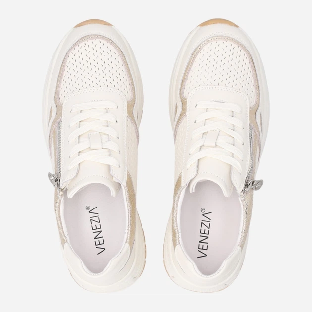 Sneakersy damskie Venezia G100LEBGOSP006 36 (3UK) 23.5 cm Beżowe (5906140685297) - obraz 5