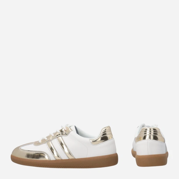 Жіночі кеди низькі Venezia G125LEWOOSP006 38 (5UK) 24.4 см Білі (5906140688014) - зображення 3