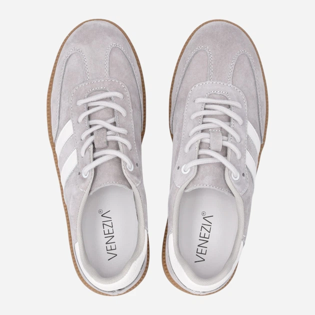 Жіночі кеди низькі Venezia G125SUGEOSP006 36 (3UK) 23.5 см Сірі (5906140688113) - зображення 5