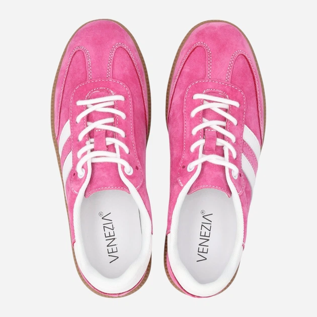 Жіночі кеди низькі Venezia G125SUFUOSP006 39 (6UK) 25 см Рожеві (5906140688083) - зображення 5