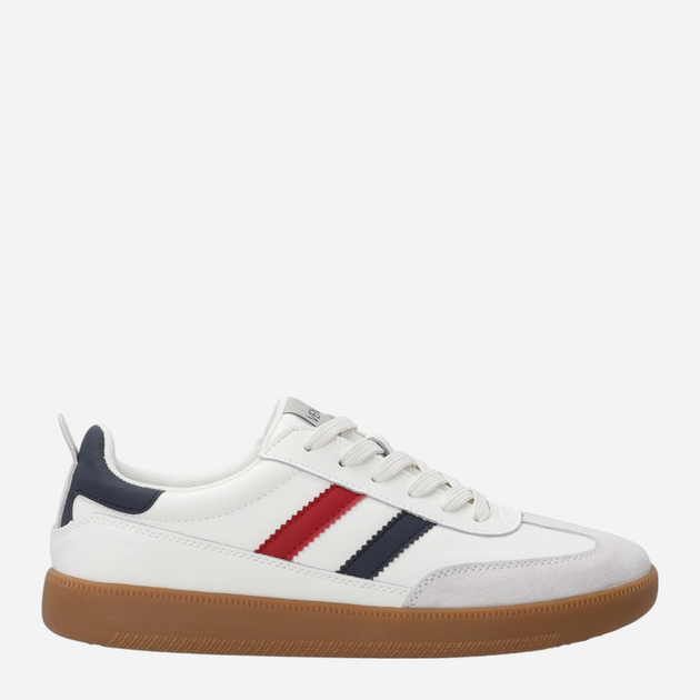 Sneakersy męskie skórzane do kostki Venezia G151LEWHMSP006 39 (6UK) 25 cm Białe (5906140703861) - obraz 1