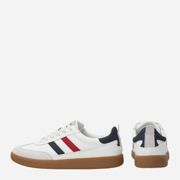 Sneakersy męskie skórzane do kostki Venezia G151LEWHMSP006 42 (9UK) 42 cm Białe (5906140680025) - obraz 3