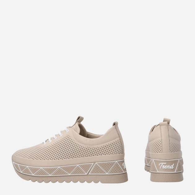 Жіночі туфлі зі шкіри Venezia I068LEBEOSP158 38 (5UK) 24.4 см Бежеві (5906140817902) - зображення 3