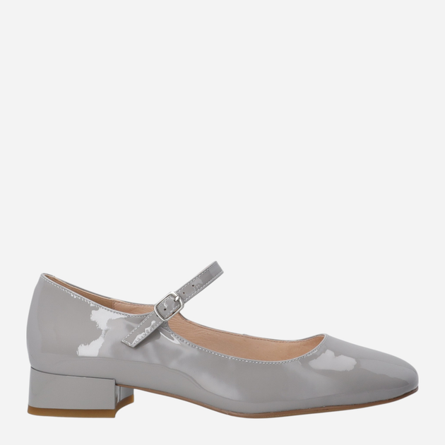 Buty Mary Jane damskie lakierowane Venezia L004PAGEOBC141 37 (4UK) 24 cm Szare (5906140721421) - obraz 1