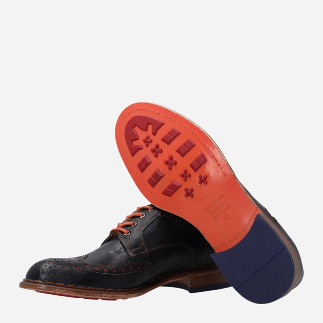 Чоловічі броги Venezia L029LETDMEA019 43 (10UK) 43 см Чорні (5906140832271) - зображення 6