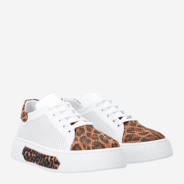 Sneakersy damskie skórzane do kostki na platformie Venezia L079LEBTOSP033 41 (8UK) 26.5 cm Białe (5906140793886) - obraz 4