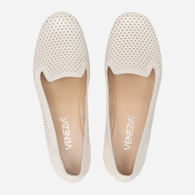 Жіночі сліпери зі шкіри Venezia L111LEGOOBM034 37 (4UK) 24 см Білі (5906140844946) - зображення 5