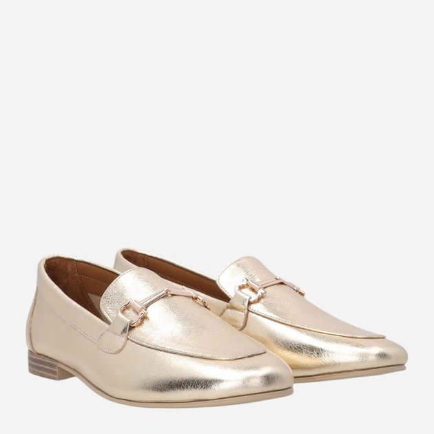 Lordsy damskie skórzane Venezia M004LEGOOBM140 39 (6UK) 25 cm Złote (5906140860571) - obraz 4