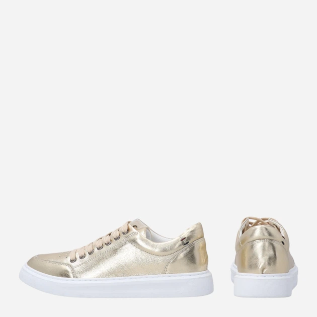 Trampki damskie skórzane do kostki Venezia R046LEGOOSP047 38 (5UK) 24.4 cm Złote (5906140824498) - obraz 3