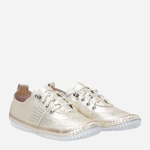 Жіночі туфлі зі шкіри Venezia R099LEGOOSP047 38 (5UK) 24.4 см Золотисті (5906140823903) - зображення 4