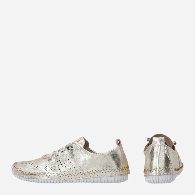 Жіночі туфлі зі шкіри Venezia R099LEGOOSP047 41 (8UK) 26.5 см Золотисті (5906140823934) - зображення 3