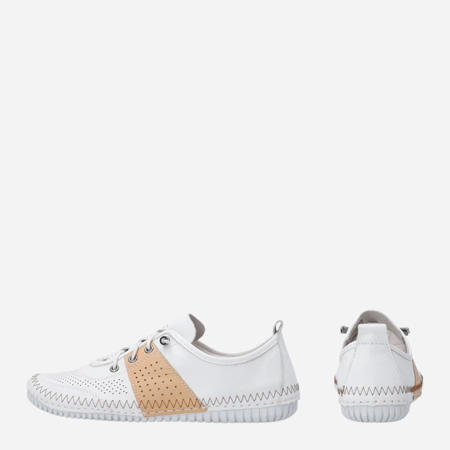 Жіночі туфлі зі шкіри Venezia R099LEWCOSP047 37 (4UK) 24 см Білі (5906140823774) - зображення 3