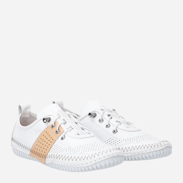 Жіночі туфлі зі шкіри Venezia R099LEWCOSP047 38 (5UK) 24.4 см Білі (5906140823781) - зображення 4