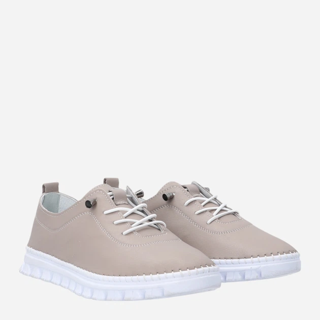 Жіночі туфлі зі шкіри Venezia R118LEBEOSP047 38 (5UK) 24.4 см Темно-бежеві (5906140824610) - зображення 4