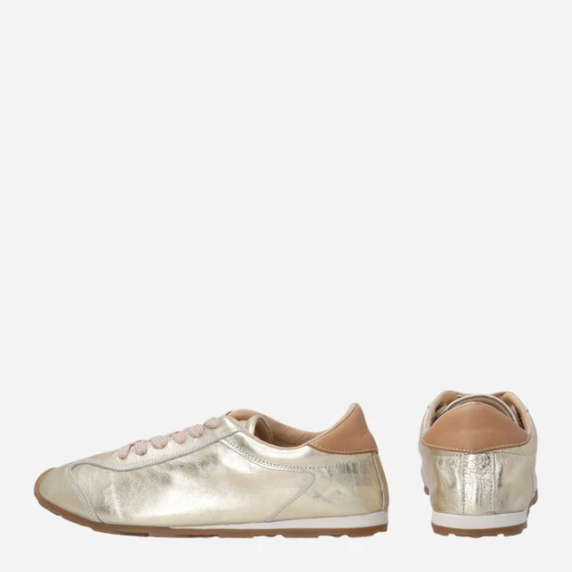 Sneakersy damskie skórzane do kostki Venezia R136LEGOOSP047 39 (6UK) 25 cm Złote (5906140823514) - obraz 3