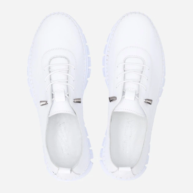 Półbuty damskie skórzane sznurowane Venezia R157LEWHOSP047 38 (5UK) 24.4 cm Białe (5906140824672) - obraz 5