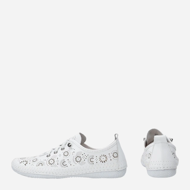 Жіночі туфлі зі шкіри Venezia R164LEWHOSP047 36 (3UK) 23.5 см Білі (5906140835197) - зображення 3