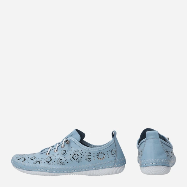 Жіночі туфлі зі шкіри Venezia R164LELBOSP047 41 (8UK) 26.5 см Блакитні (5906140829349) - зображення 3